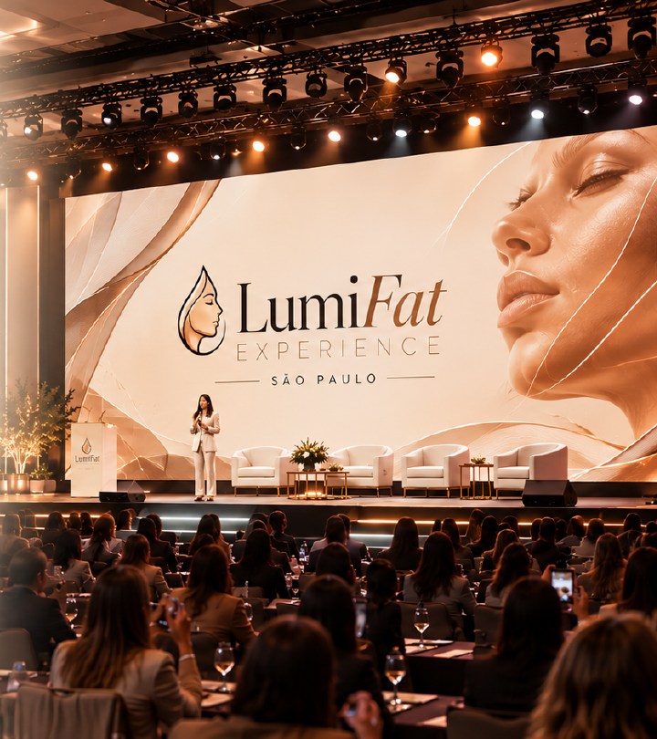 Imagem do evento LumiFat Experience em São Paulo presente no material original